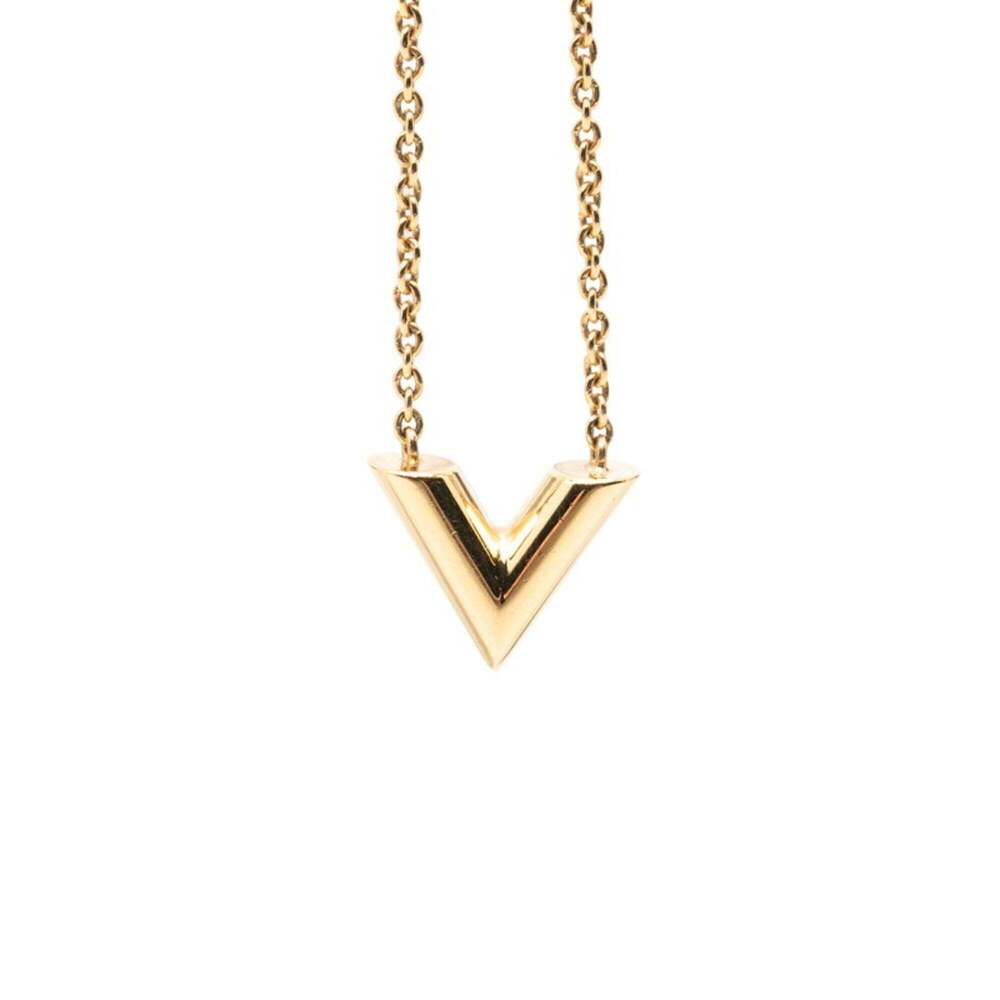 LOUIS VUITTON Gold Necklace - Picture 2 of 7